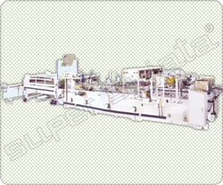 High Speed Automatic Folding and Gluing Machine