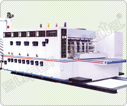 High Speed Water Based Ink Printing Slotting and Die Cutting Machine