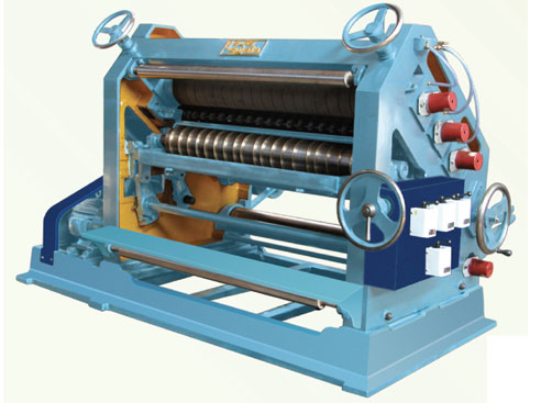 Oblique Type Single Face Paper Corrugating Machine