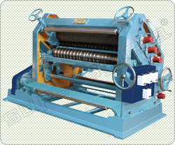 Oblique Type Single Face Paper Corrugating Machine