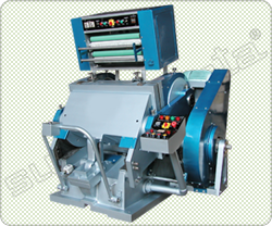 Platen Die Cutting Machine with Hot Foil Attachment